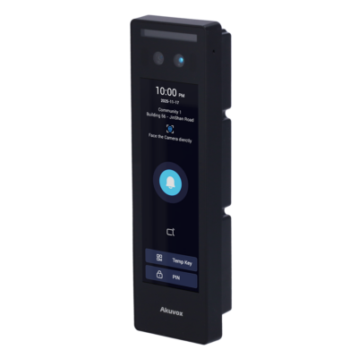 Akuvox Control de acceso IP65 IK07 Facial, tarjeta MF, NFC, BLE y QR AK-A15S