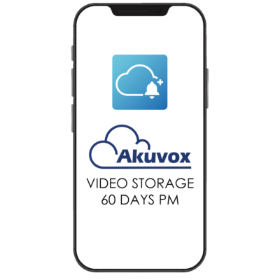 Akuvox Licencia Akuvox Cloud Para proyectos de Comunidad AK-LICENSE-VIDEOSTORAGE-60-PM
