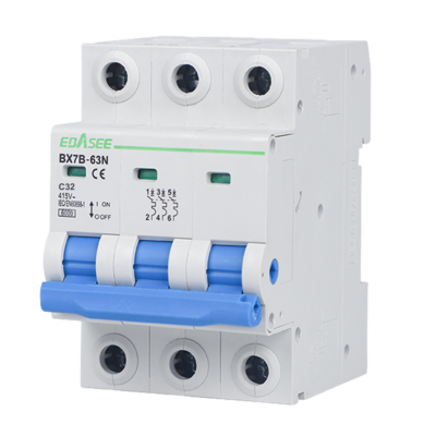 CCTV & Alarmas Interruptor magnetotérmico Corriente nominal 32A BX7B-63N-32A-3P