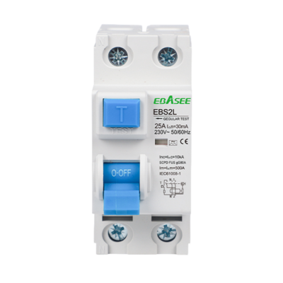CCTV & Alarmas Interruptor diferencial Corriente nominal 25A EBS2L-25A-1P+N-30mA-A