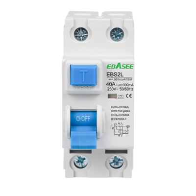 CCTV & Alarmas Interruptor diferencial Corriente nominal 40A EBS2L-40A-1P+N-300mA-A