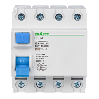 CCTV & Alarmas Interruptor diferencial Corriente nominal 40A EBS2L-40A-3P+N-30mA-A