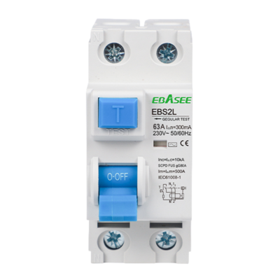 CCTV & Alarmas Interruptor diferencial Corriente nominal 63A EBS2L-63A-1P+N-300mA-A