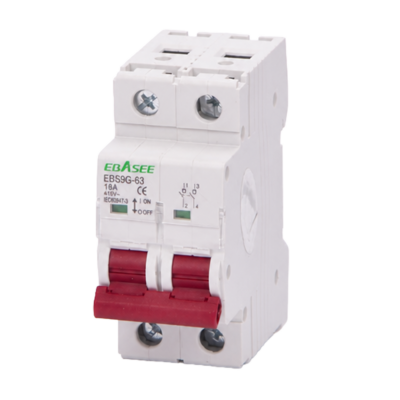 CCTV & Alarmas Seccionador / Aislador Corriente nominal 16A EBS9G-2P-16A