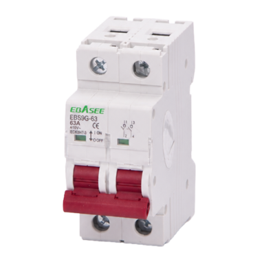 CCTV & Alarmas Seccionador / Aislador Corriente nominal 63A EBS9G-2P-63A