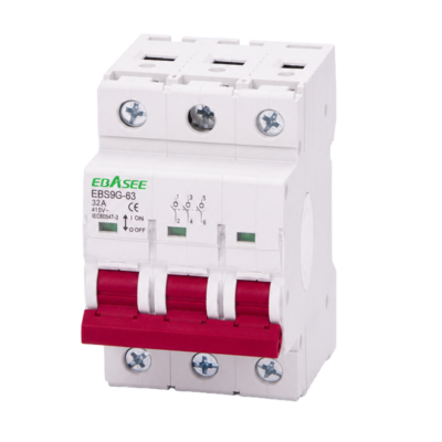 CCTV & Alarmas Seccionador / Aislador Corriente nominal 32A EBS9G-3P-32A