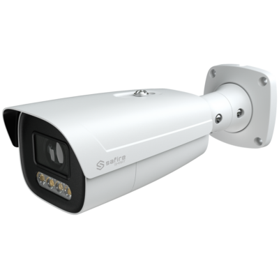 Safire Smart cámara Bullet IP gama I1 con AI color blanco 4 MP, 2.8 ~ 12 mm Motorizada, WiFi, PoE SF-IPB585ZA-4I1NIGHTPRO