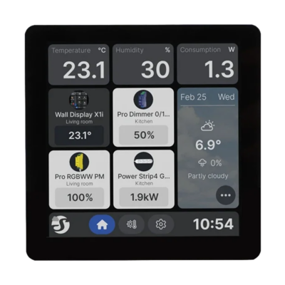 Shelly Wall Display X1i Negro SH-WALL-DISPLAY-X1I-B