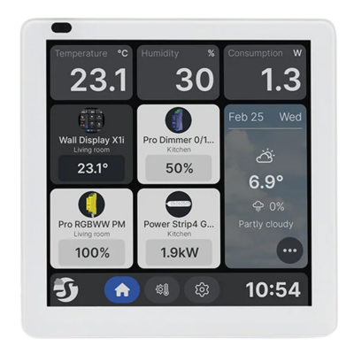 Shelly Wall Display X1i Plata SH-WALL-DISPLAY-X1I-SILVER