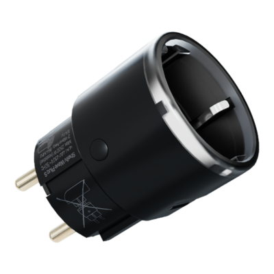 Shelly Enchufe Shelly Wave Plug S LR Negro SH-WAVE-PLUG-S-B-LR