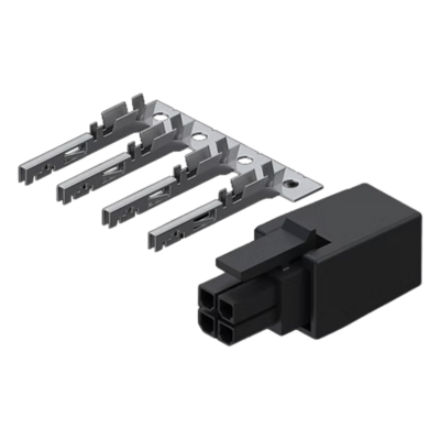 Teltonika Conector de alimentación industrial de 4 pines TK-PR4MK04K