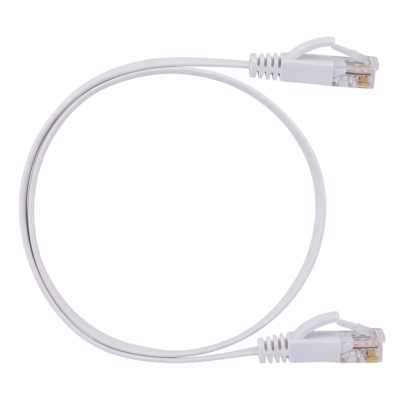 Safire Cable UTP Flat Ethernet color blanco-gris UTP6-05W-FLAT